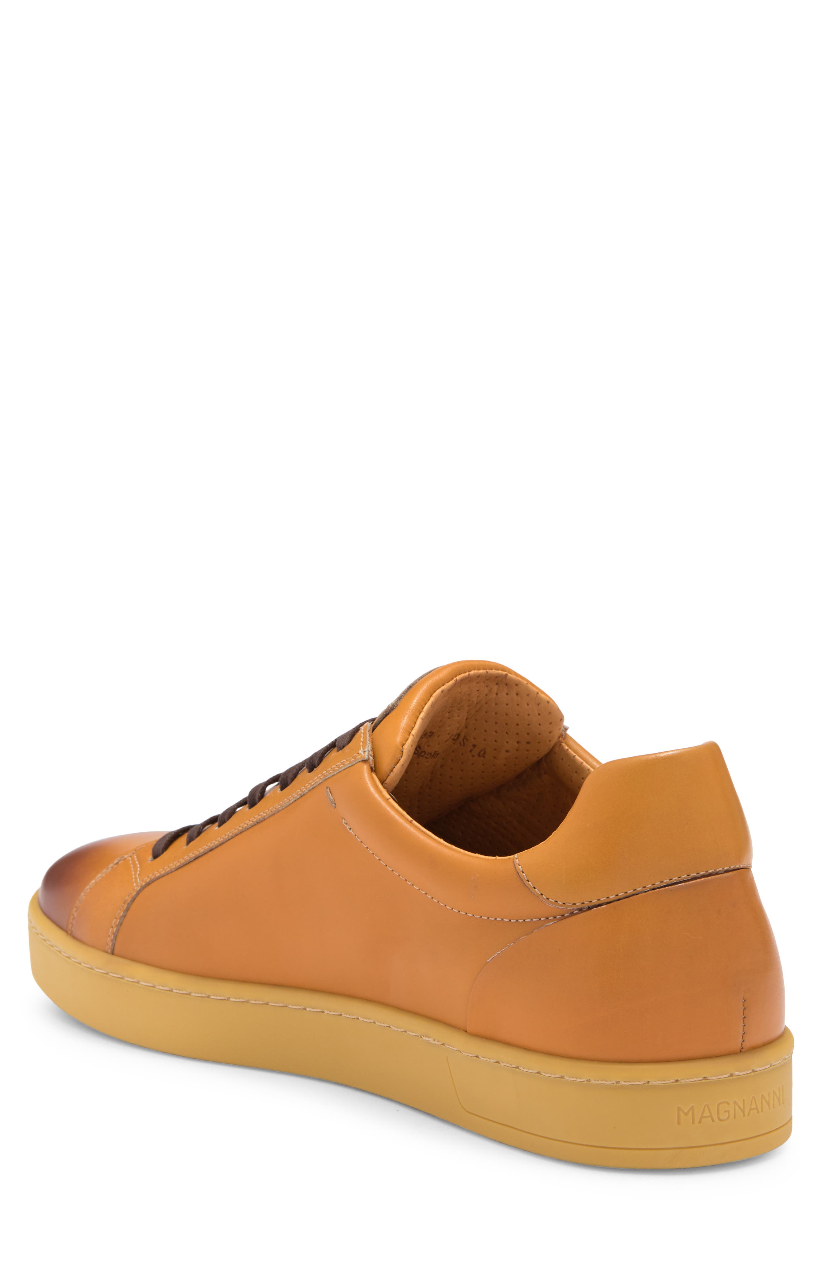 Leather Sneaker, Alternate, color, CANELA