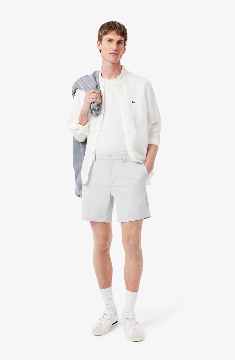 Lacoste Slim Fit Commuter Shorts, Alternate, color, Calluna