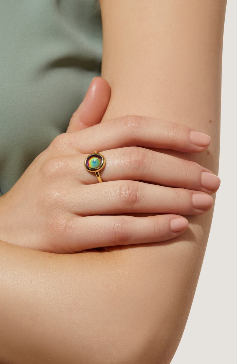 Ana Luisa Gold Mood Ring - Mood Ring, Alternate, color, Gold