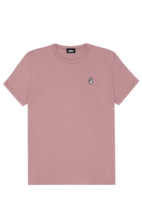 Dalix Womens Peace Sign Jersey Relaxed Tee