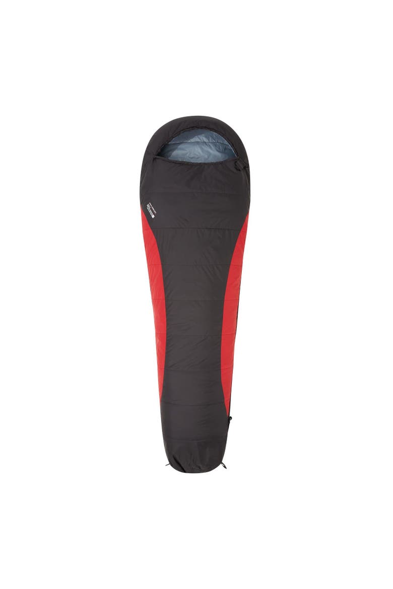 Lightweight Winter Mummy Sleeping Bag, Main, color, Red and Black