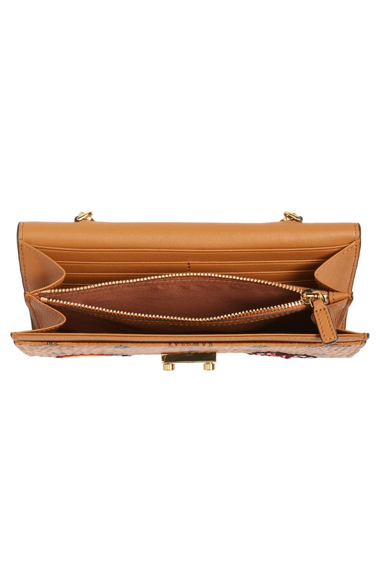 MCM Patricia Love Patch Wallet on a Chain, Alternate, color,