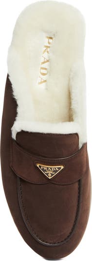 Saint Tropez Faux Shearling Lined Loafer Mule