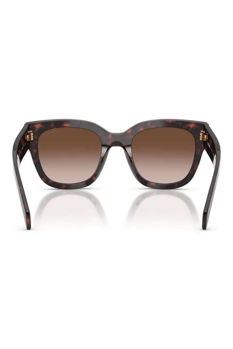 52mm Square Sunglasses, Alternate, color, ROOT TORTOISE / BROWN GRADIENT