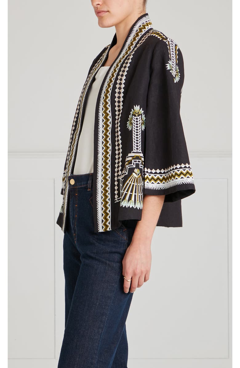 Temperley London Avalon Jacket, Alternate, color, Black