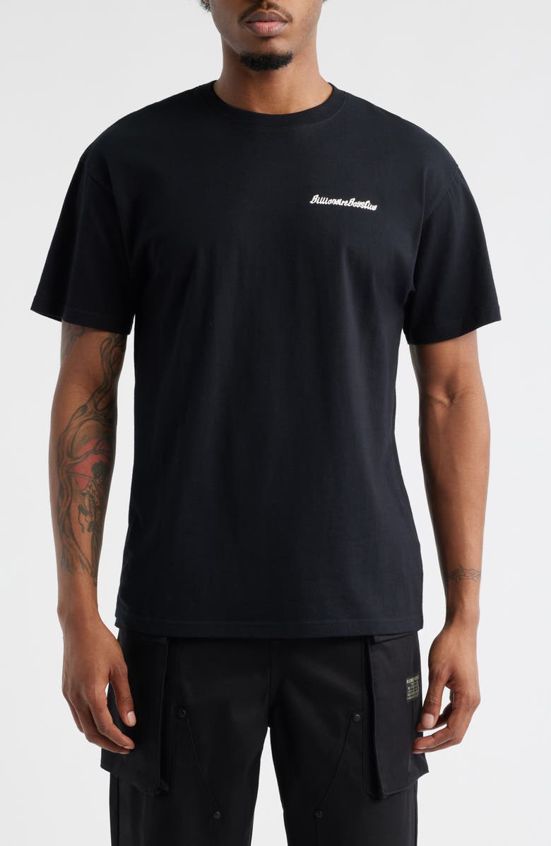 Billionaire Boys Club Company Graphic T-Shirt, Main, color, Black
