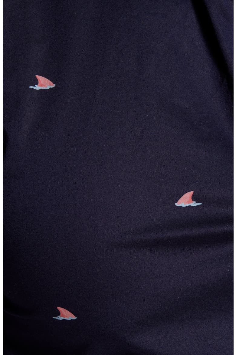 Riviera Slim Fit Shark Fin Short Sleeve Button-Down Shirt, Alternate, color, SHARK FIN FADE OUT PINK
