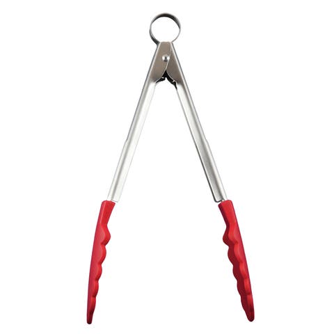 9.5 Inch Silicone Locking Tongs