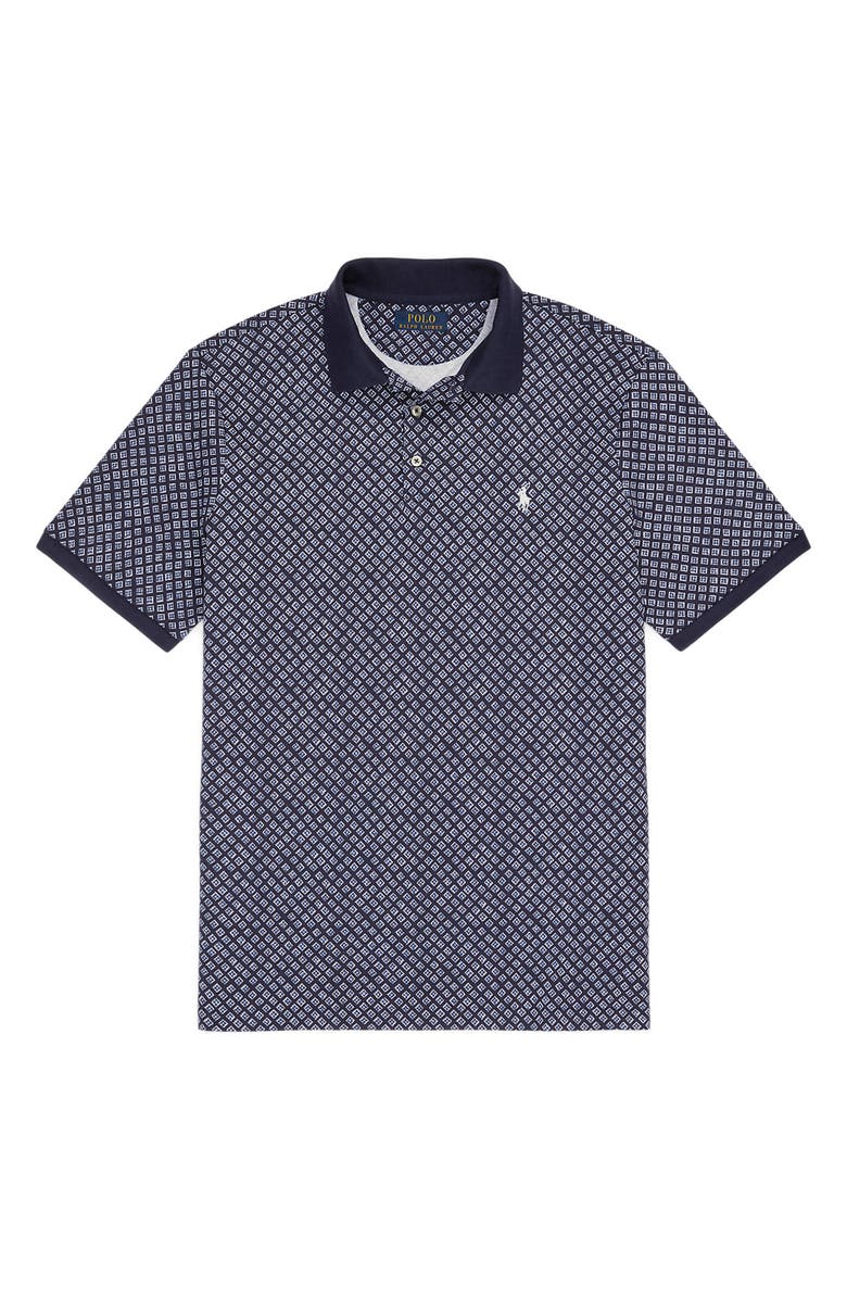 Polo Ralph Lauren Classic Fit Foulard Print Cotton Interlock Polo, Alternate, color, 