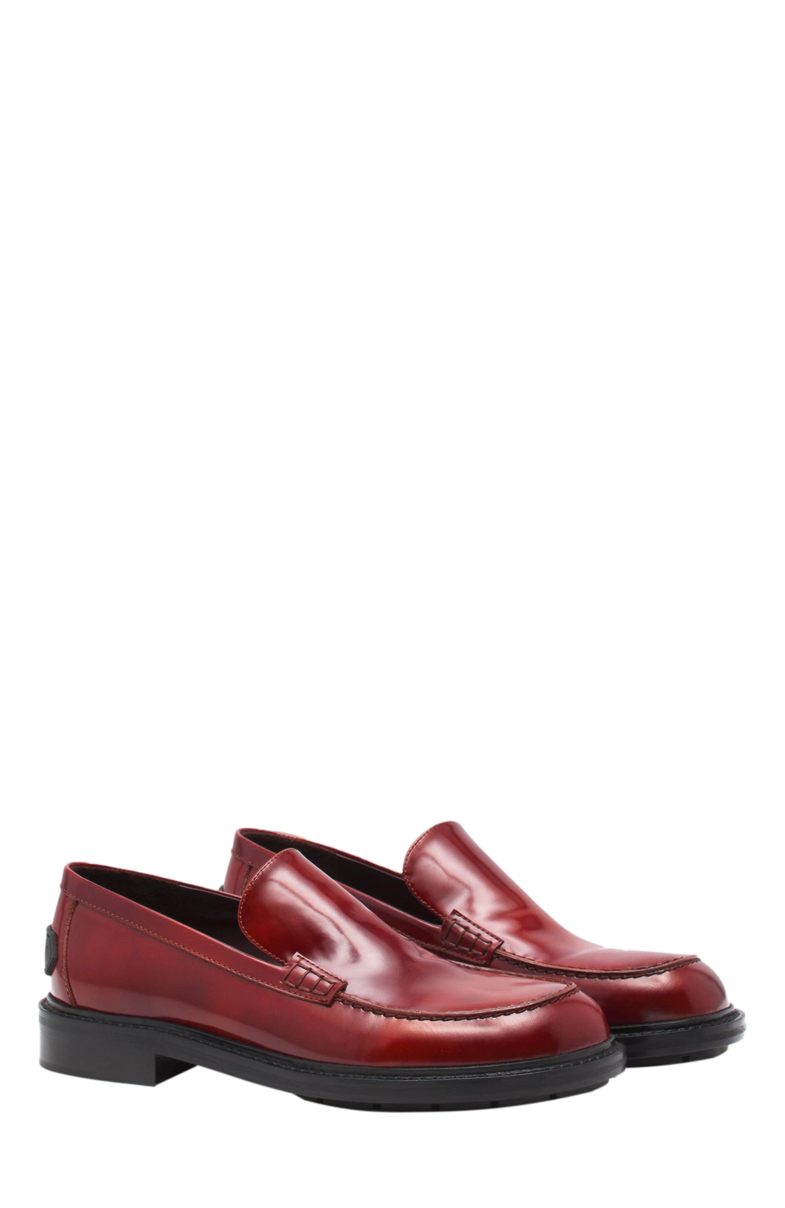 Lanvin SPINTO LOAFERS IN SMOOTH LEATHER, Alternate, color, 