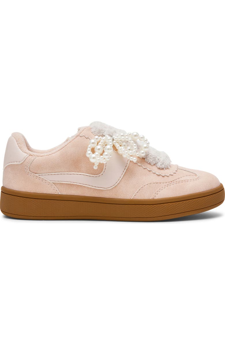 DV by Dolce Vita Valor Faux Shearling Sneaker, Alternate, color, Light Pink