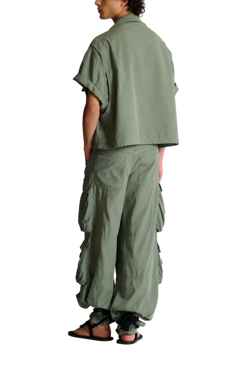 Cotton utility shirt, Alternate, color, green
