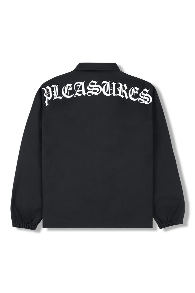 Neural Logo Graphic Coach's Jacket, Alternate, color, BLACK