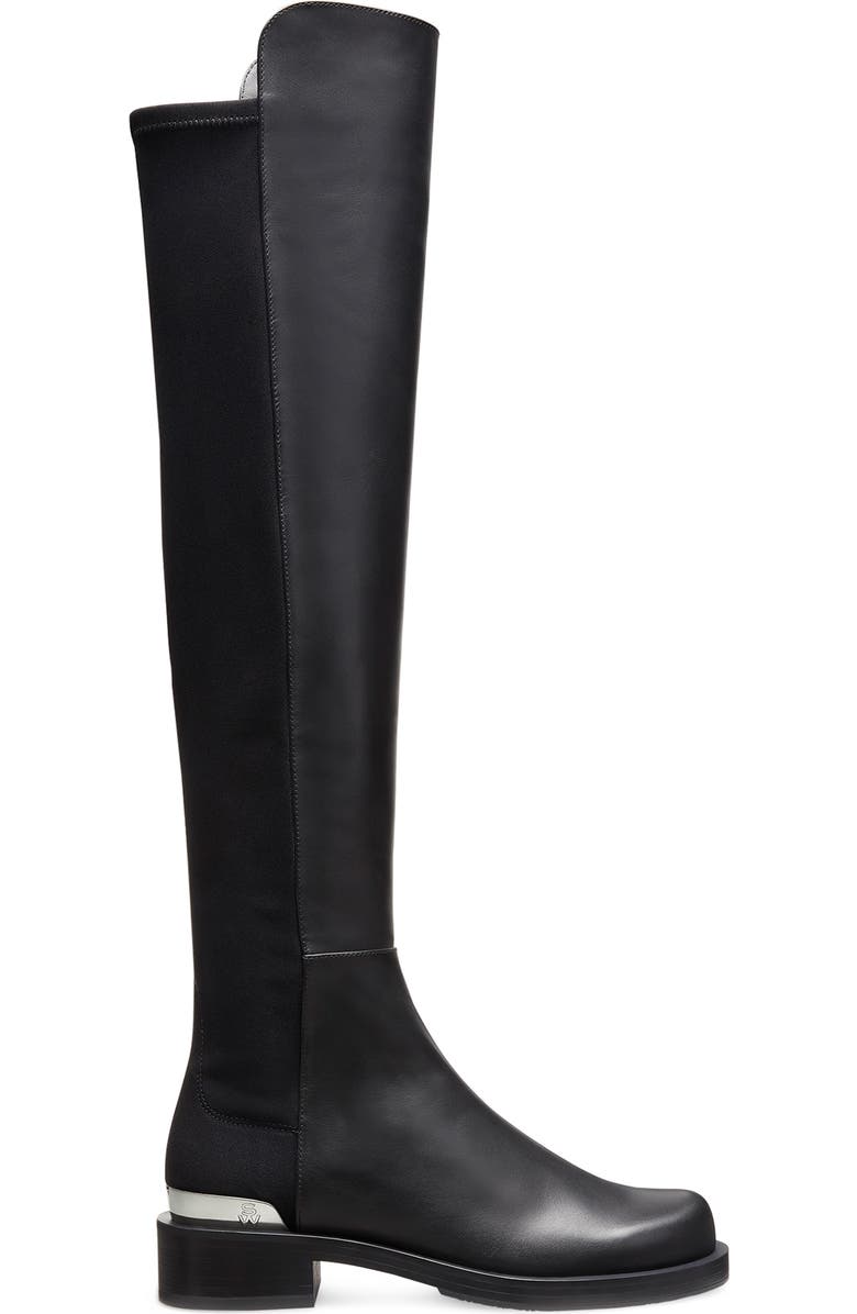 Stuart Weitzman 5050 Bold Logo Boot, Alternate, color,