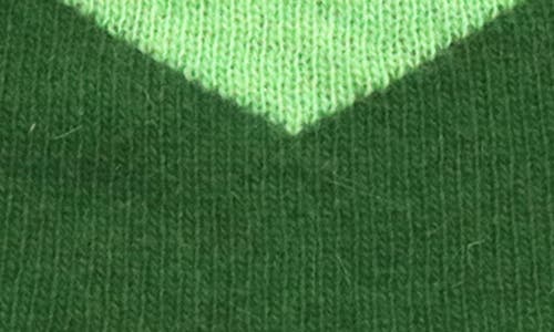 Portolano Heart Wool Blend Beanie In Green