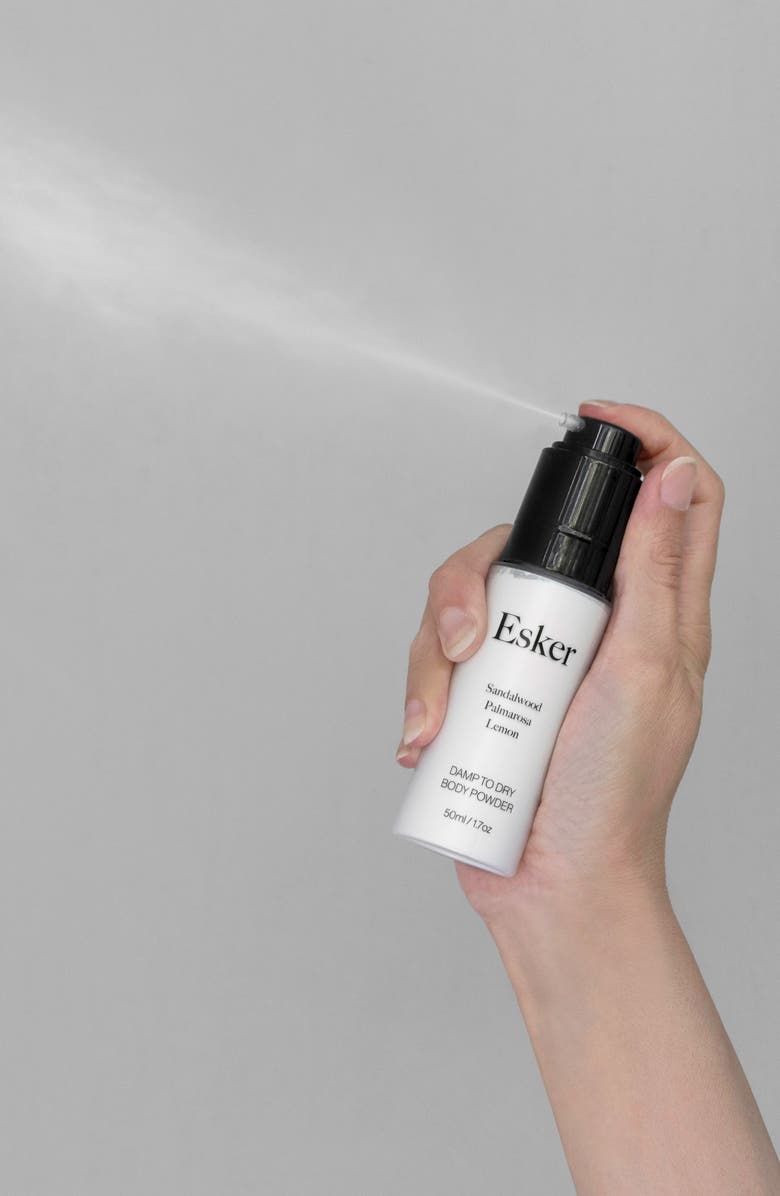 ESKER Damp to Dry Body Powder, Alternate, color, 