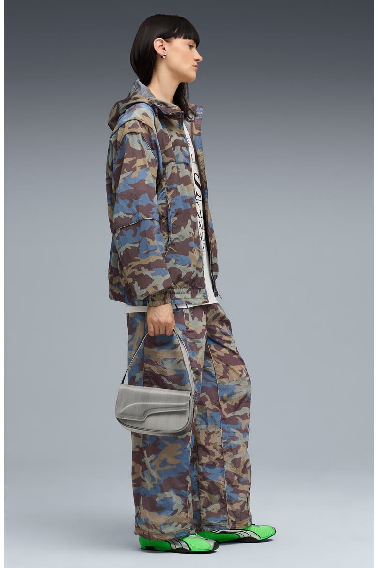 CLRT Camo Nylon Ripstop Pants, Alternate, color, RAISIN