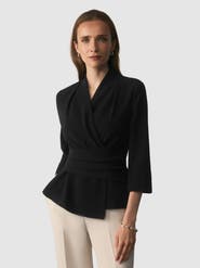The Fold Clever Crepe Belleville Blouse