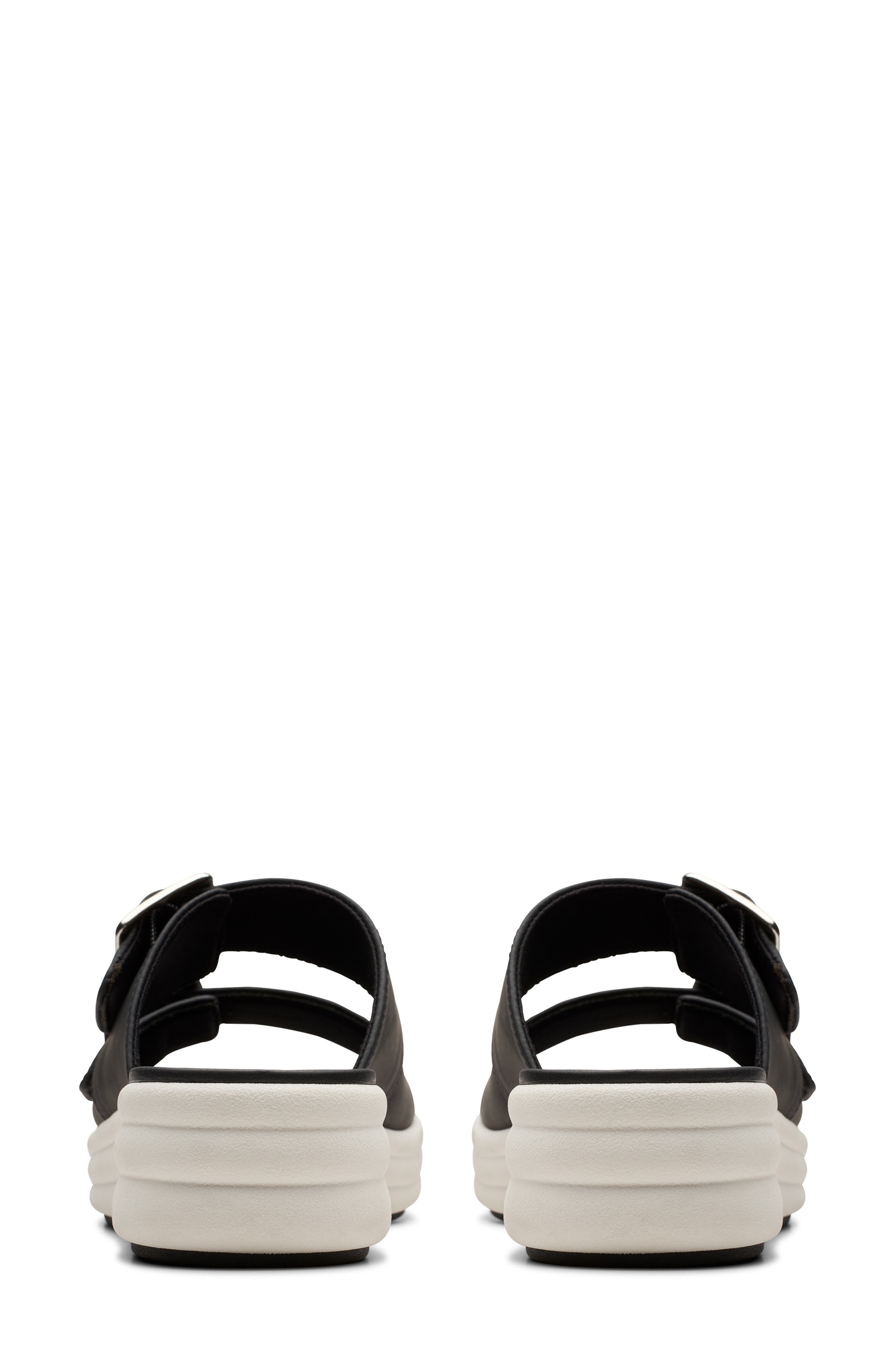 Clarks<sup>®</sup> Drift Buckle Sandal, Alternate, color, Black