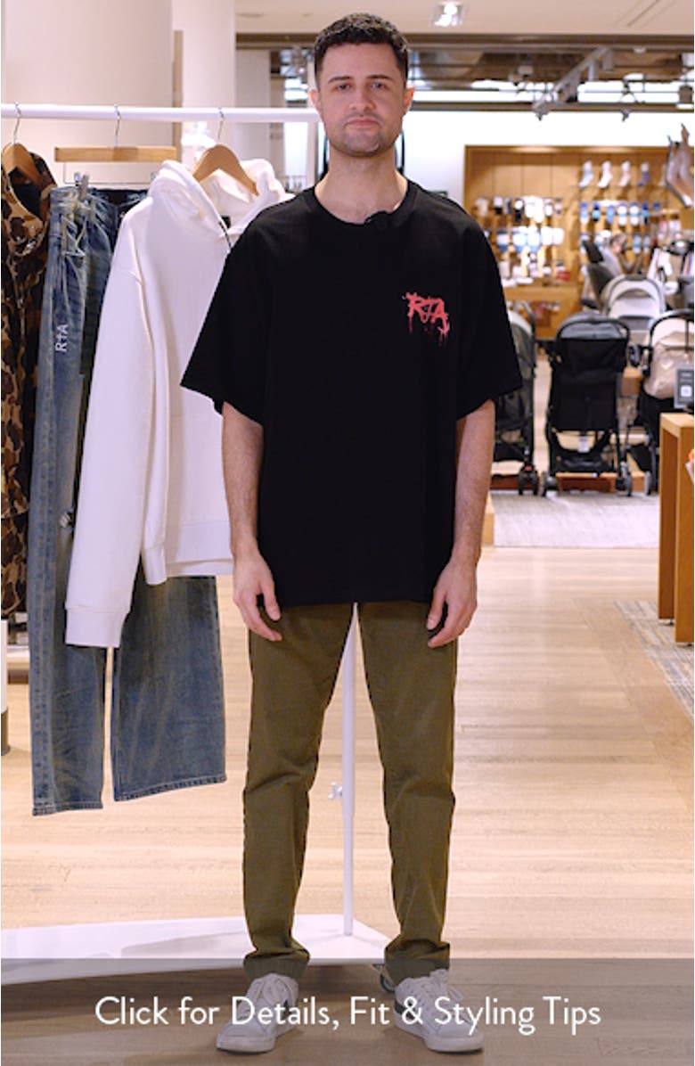 Colin Graffiti Oversize Graphic T-Shirt, sales video thumbnail