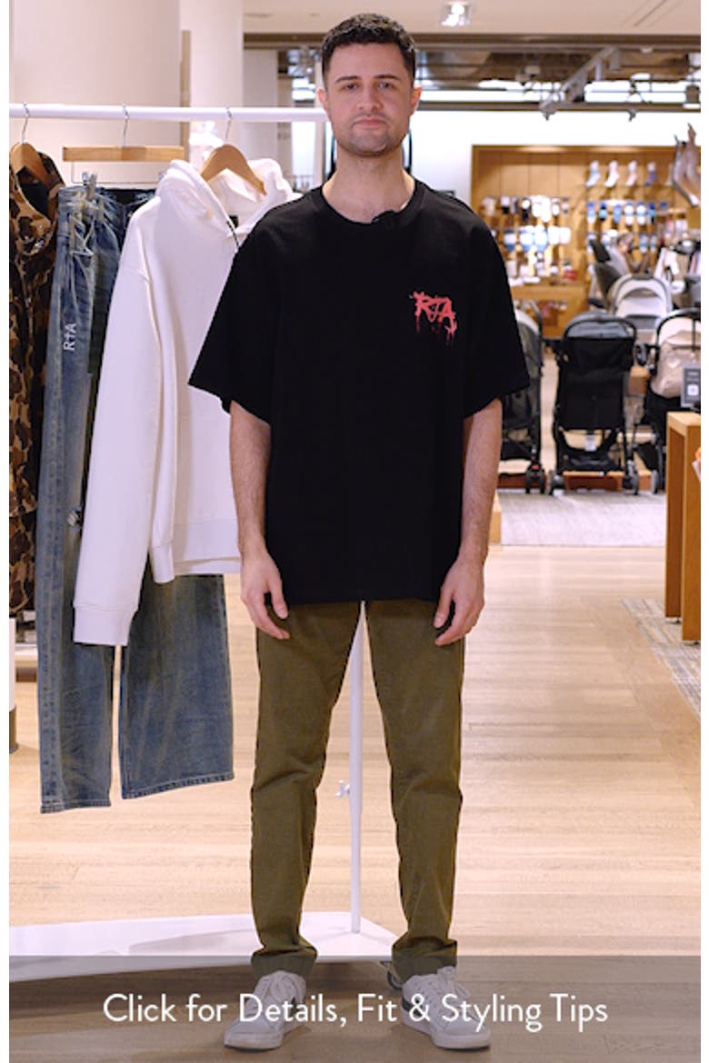 Colin Graffiti Oversize Graphic T-Shirt video