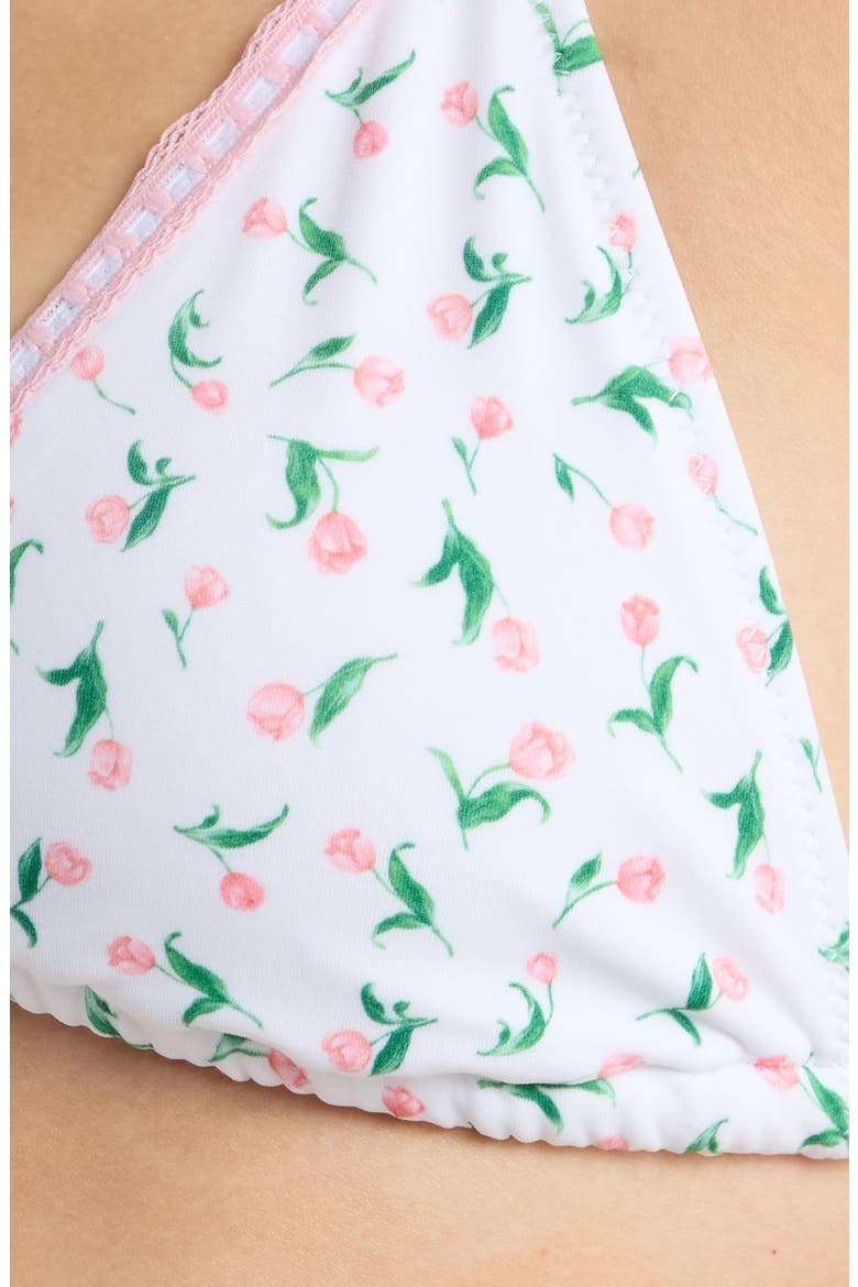 Lacey Day Triangle Swim Top, Alternate, color, TULIP DITSY