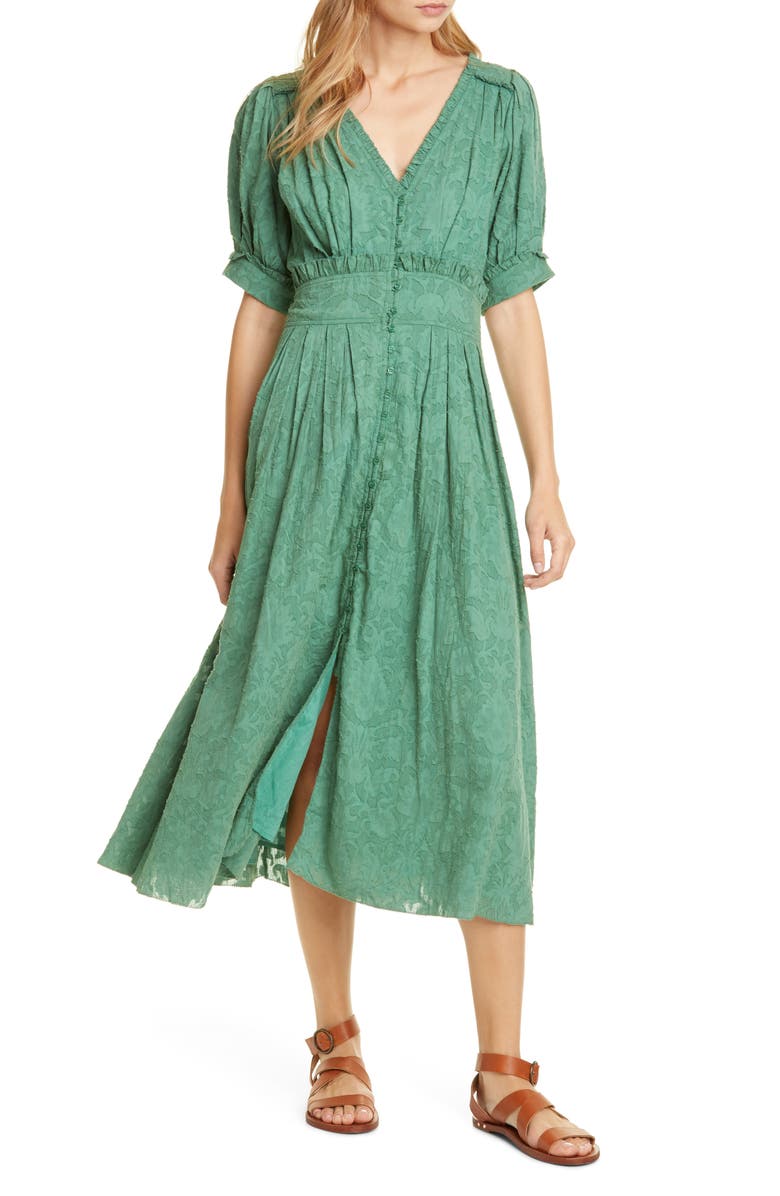 THE GREAT. The Alder Midi Dress, Main, color, 