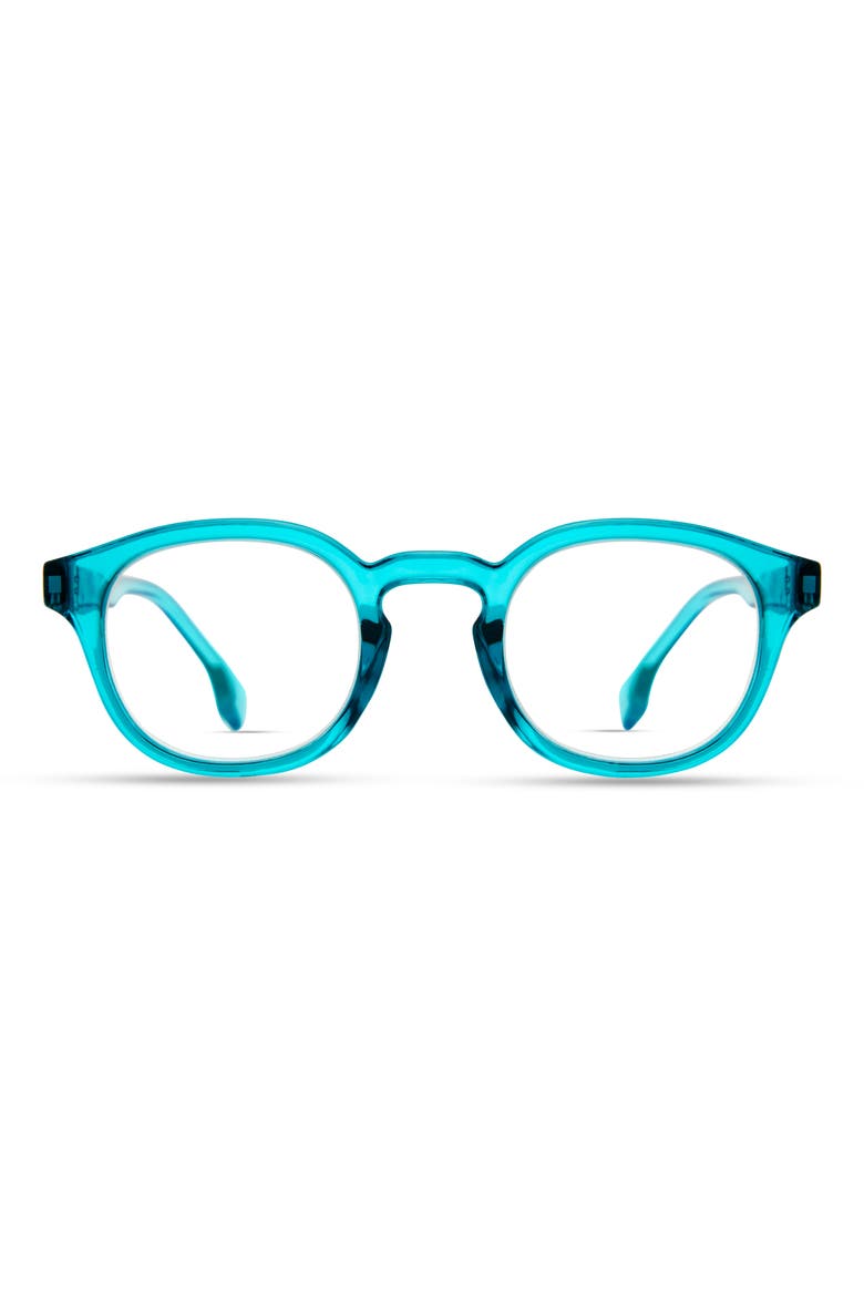 Bodoni Reading Glasses, Main, color, TURQUOISE