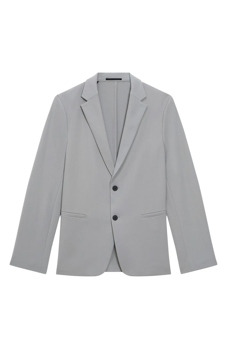 Theory Clinton Precision Ponte Knit Blazer, Alternate, color, Soft Grey