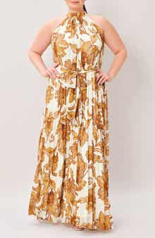 FLYING TOMATO Printed Maxi Dress