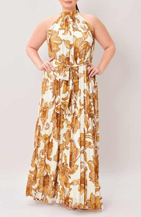 FLYING TOMATO Printed Maxi Dress