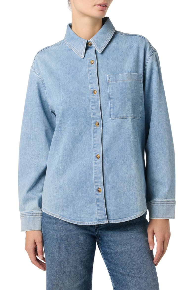 The Classic Denim Button-Up Shirt, Main, color, ELEANOR
