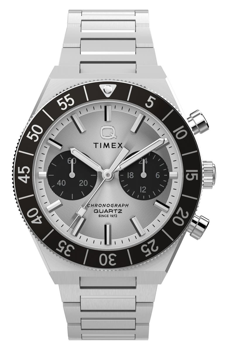 Timex<sup>®</sup> Continental Bracelet Watch, 40mm, Main, color, Silver/ Silver-Tone
