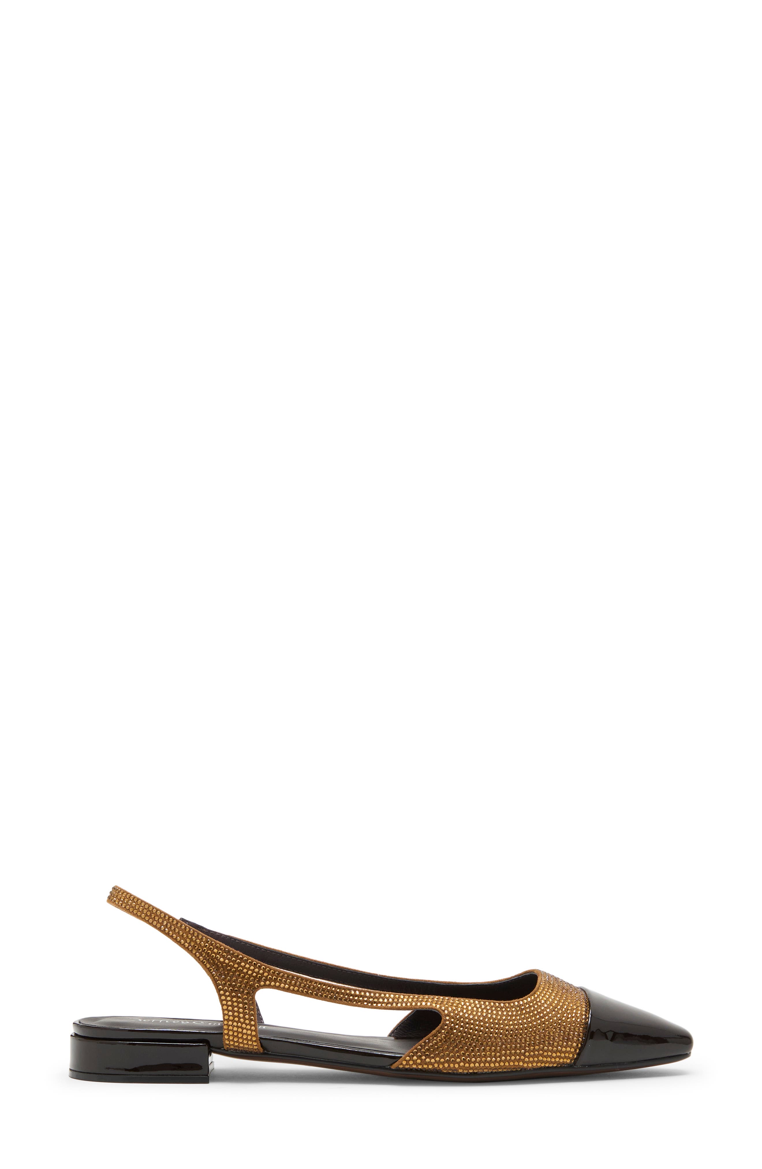 Worth Slingback Flat, Alternate, color, BROWN COMBO