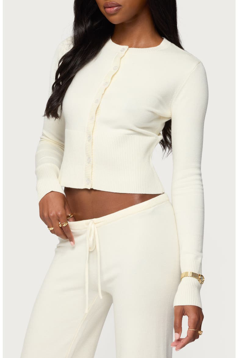 Montanna Rib Cardigan, Alternate, color, CREAM