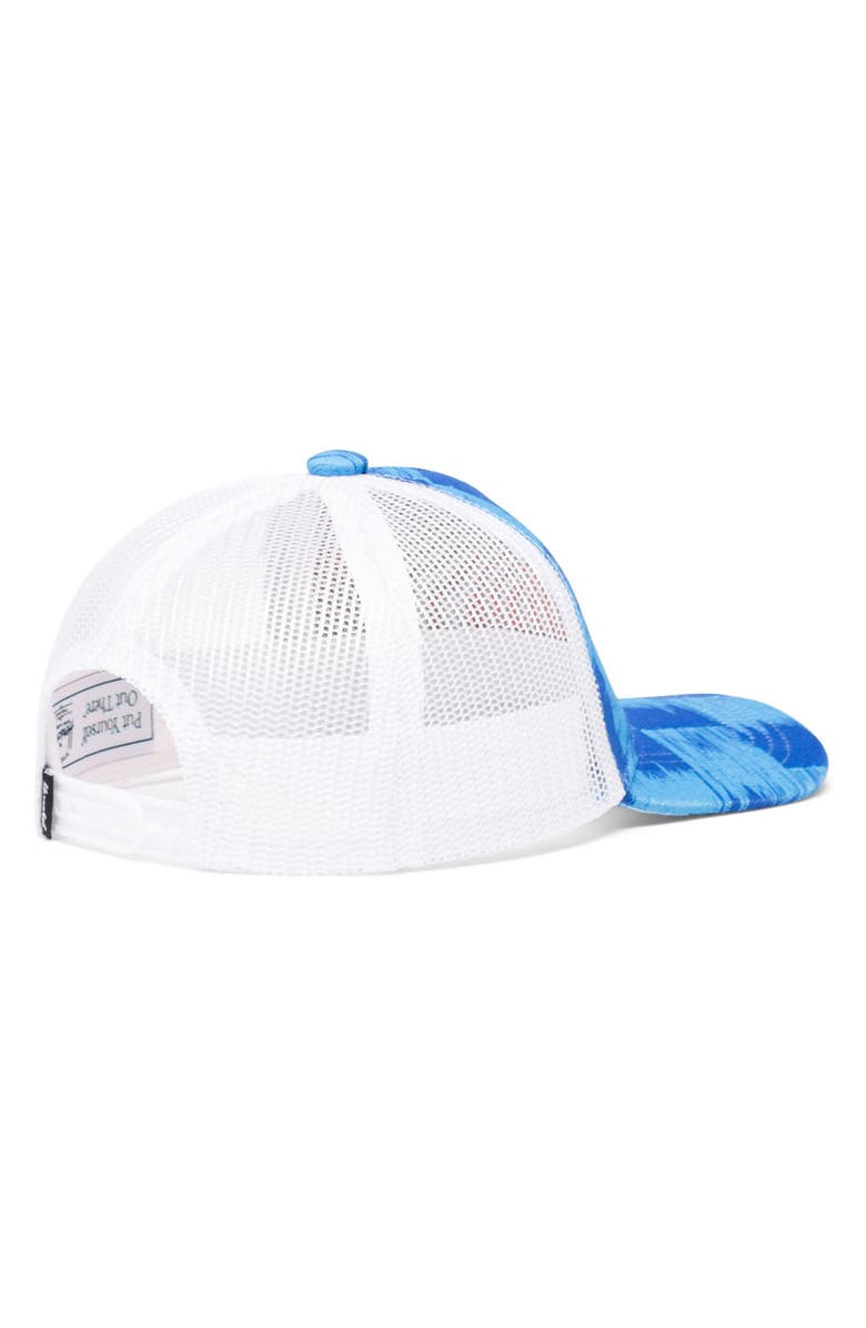 Herschel Supply Co. Whaler Trucker Hat, Alternate, color, Check Yourself Dazzling Blue