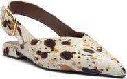 Arezzo Fallon Pointed Toe Slingback Flat