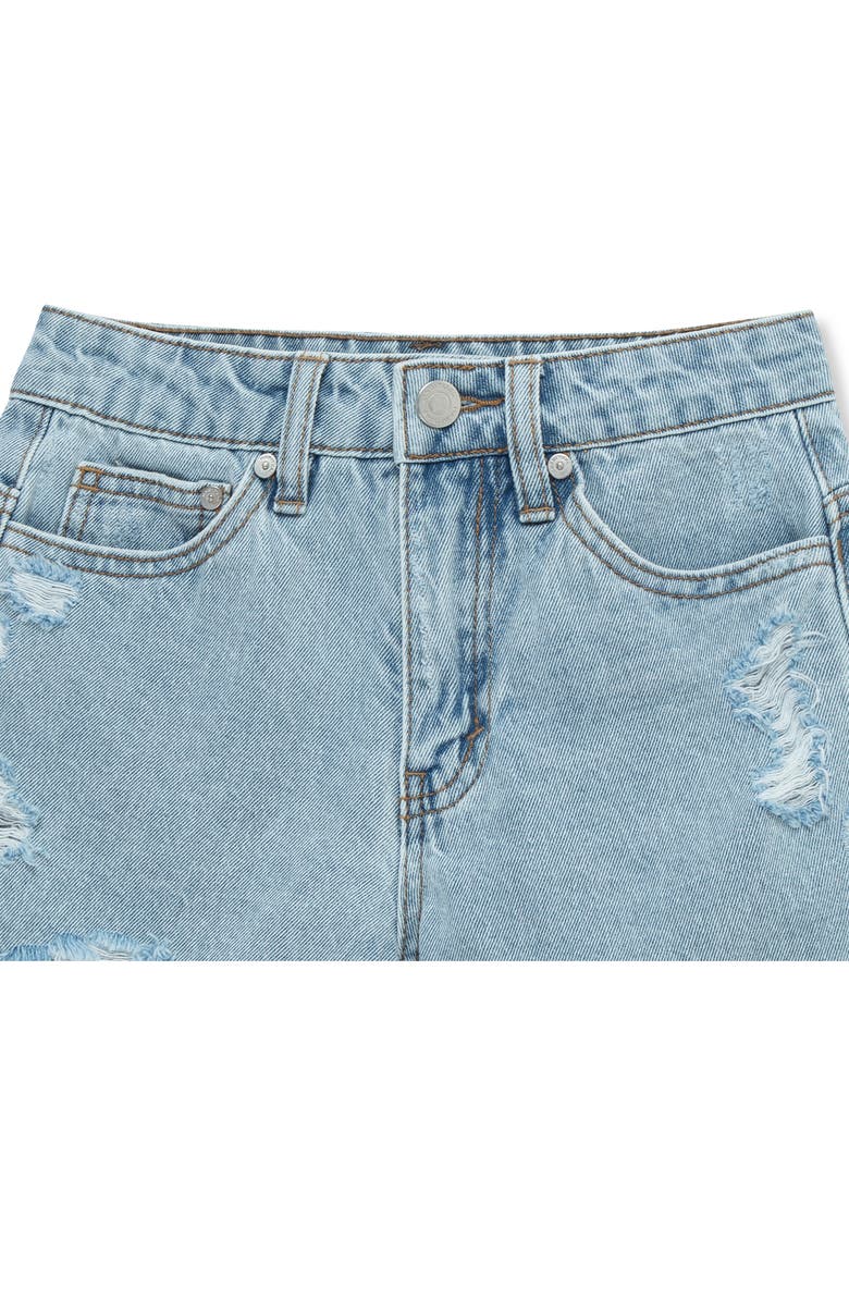 Habitual Kids Kids' Distressed Raw Hem Denim Shorts, Alternate, color, 