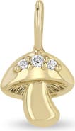 Zoë Chicco 3D Diamond Mushroom Charm