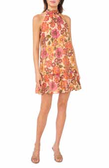 CeCe Ruffle Halter Dress