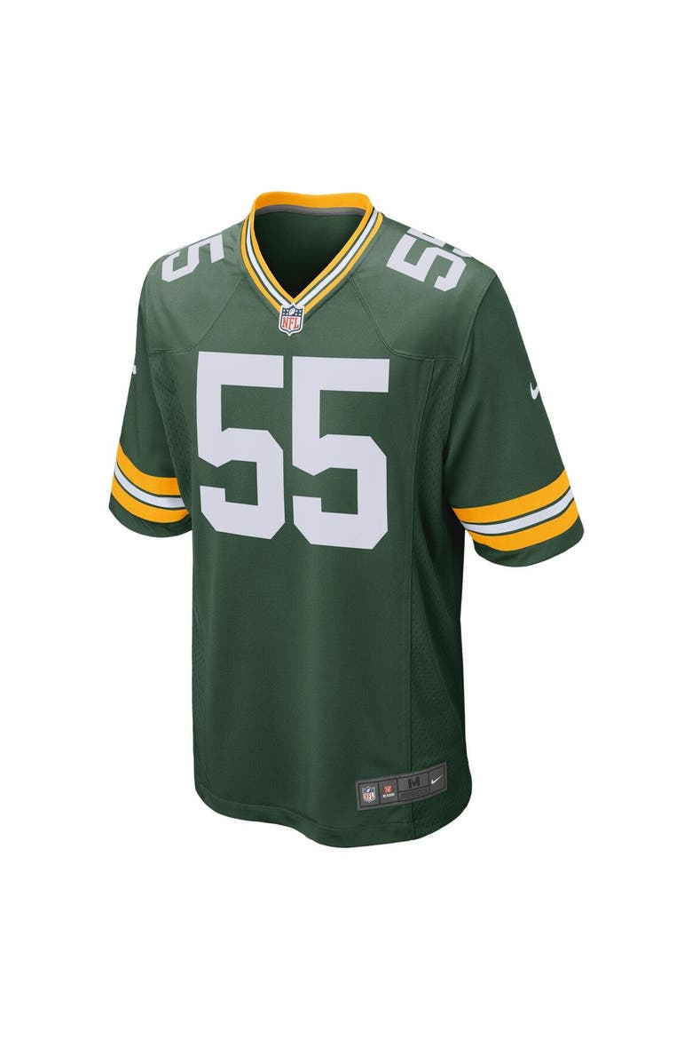 Men's Nike Za'Darius Smith Green Green Bay Packers Game Team Jersey, Alternate, color, Green