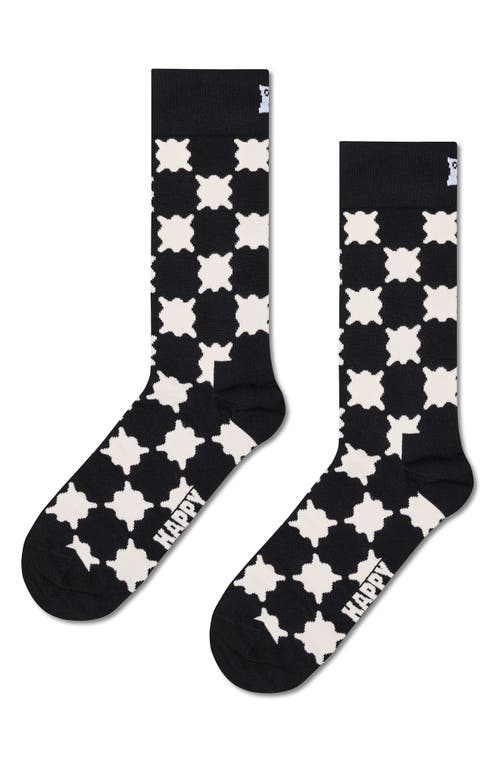 Happy Socks Assorted 3-pack Black & White Socks Gift Box In Black