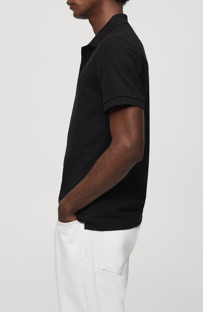 MANGO Cotton Piqué Polo, Alternate, color,