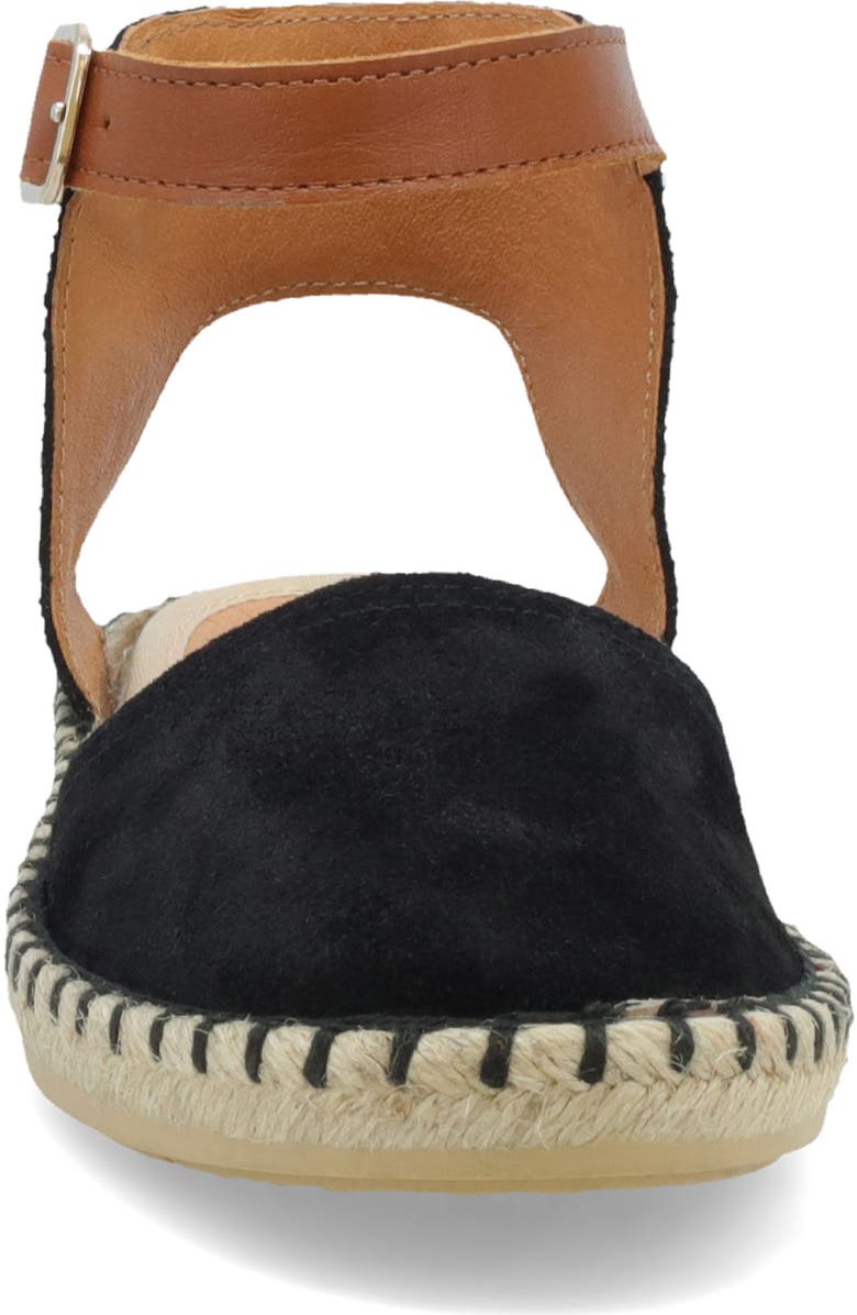 Miz Mooz Cleo Ankle Strap Espadrille Flat, Alternate, color,