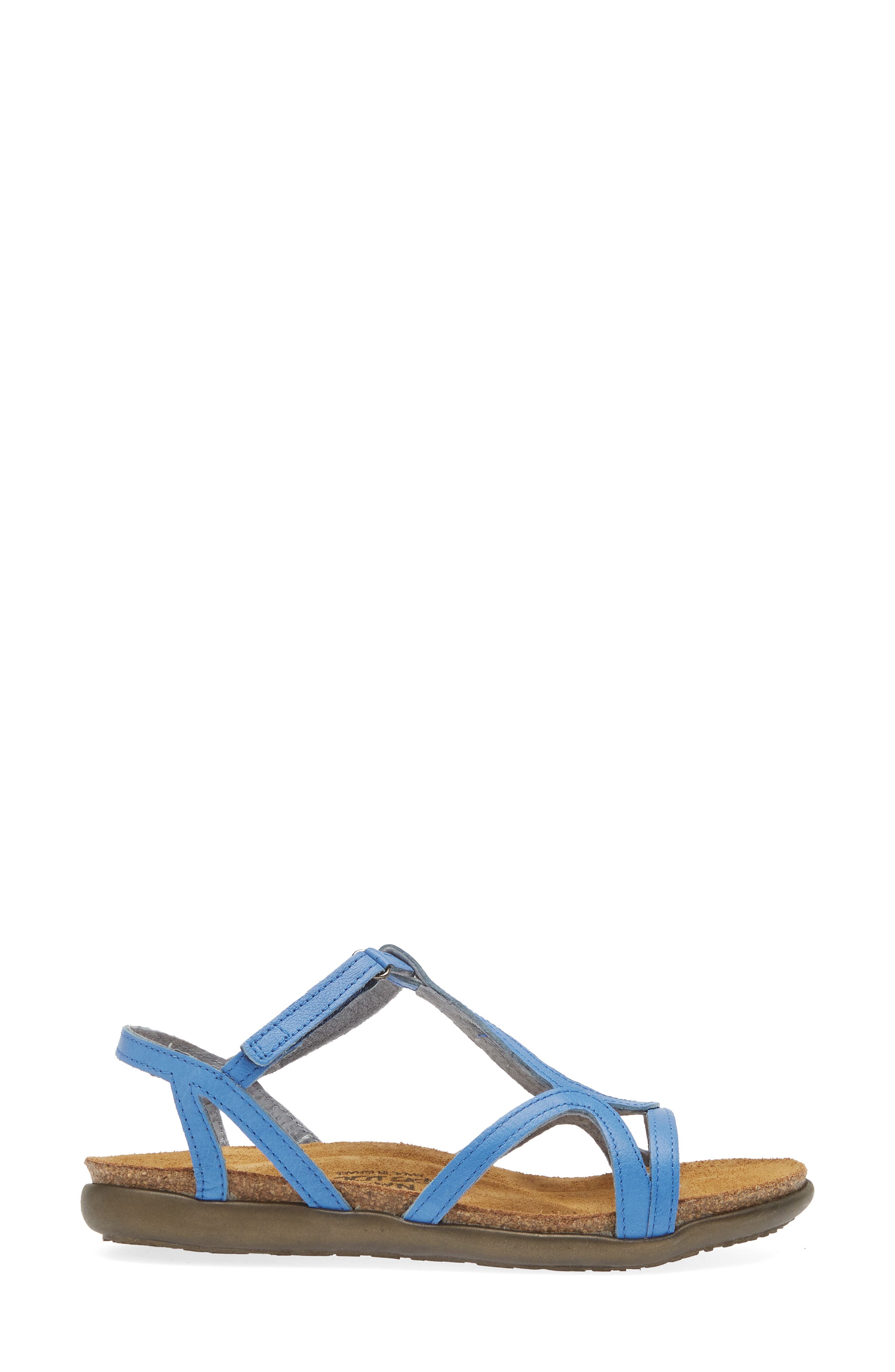 Dorith Sandal, Alternate, color, SAPPHIRE BLUE LEATHER