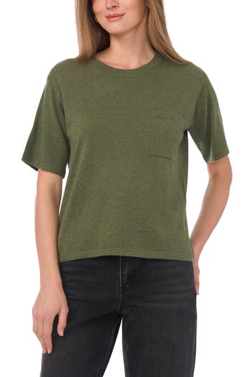 Halogen ® Pocket T-shirt In Green