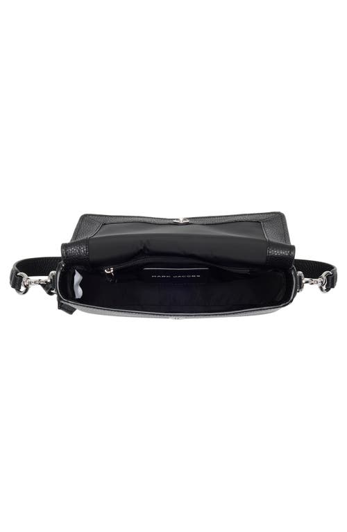 Marc Jacobs The Bold Saddle Leather Shoulder Bag In Black