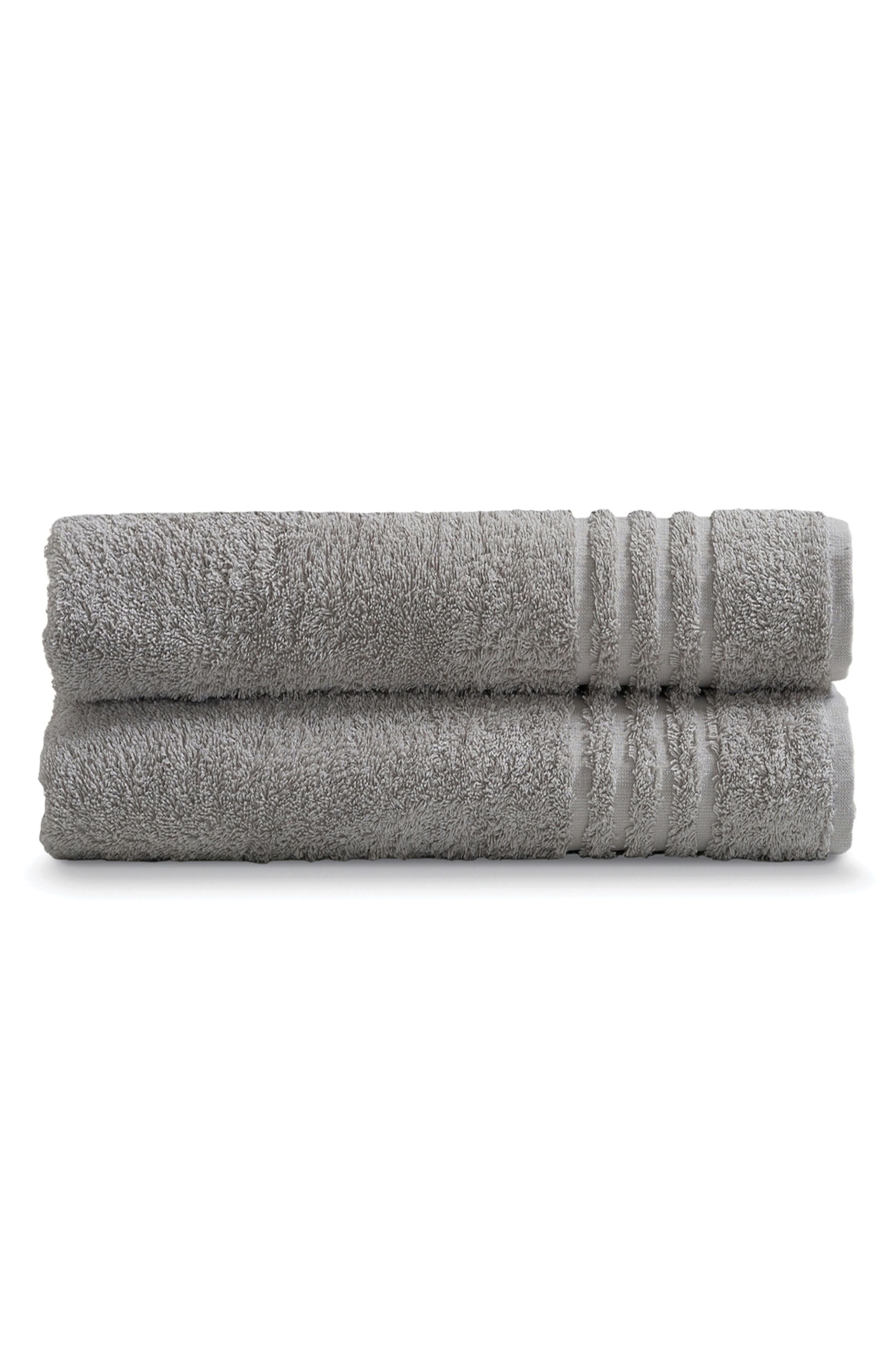ELLA JAYNE HOME Solid Cotton 2-Piece Bath Towel Set