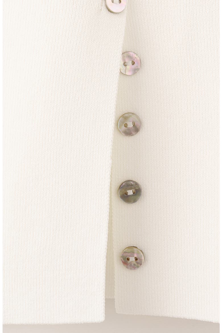 Open Stitch Short Sleeve Cardigan, Alternate, color, ECRU