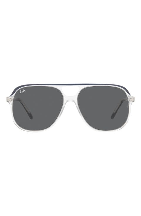 56mm Polarized Square Sunglasses